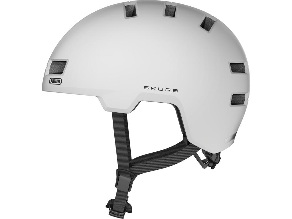 Skurb   Cykelhjelm   Polar White   Str. S fra Abus