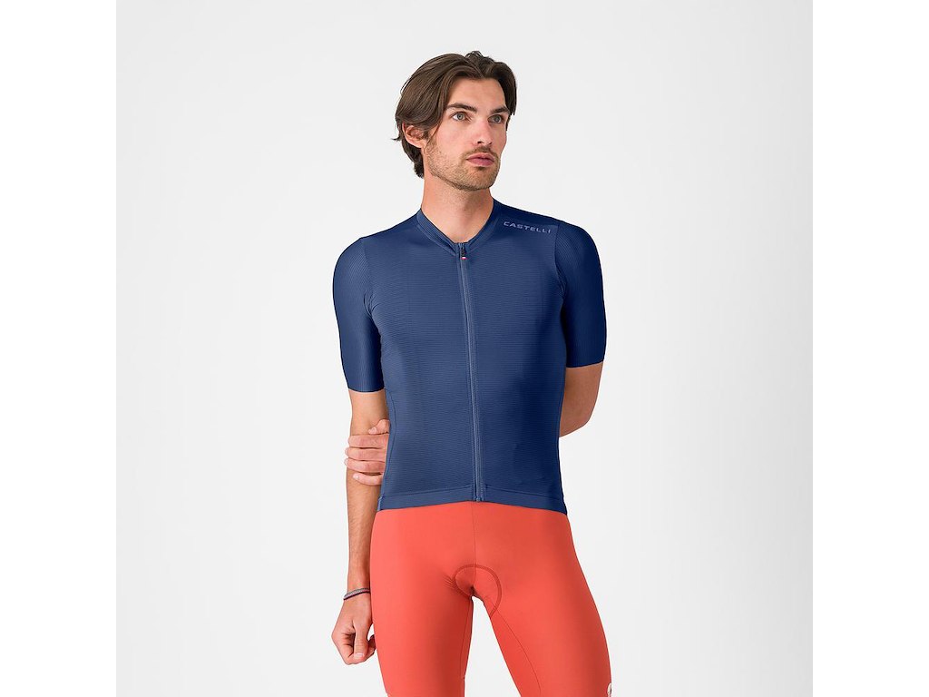 Espresso 2 Jersey   Cykeltrøje   Korte ærmer   Herre   Belgian Blue   S fra Castelli