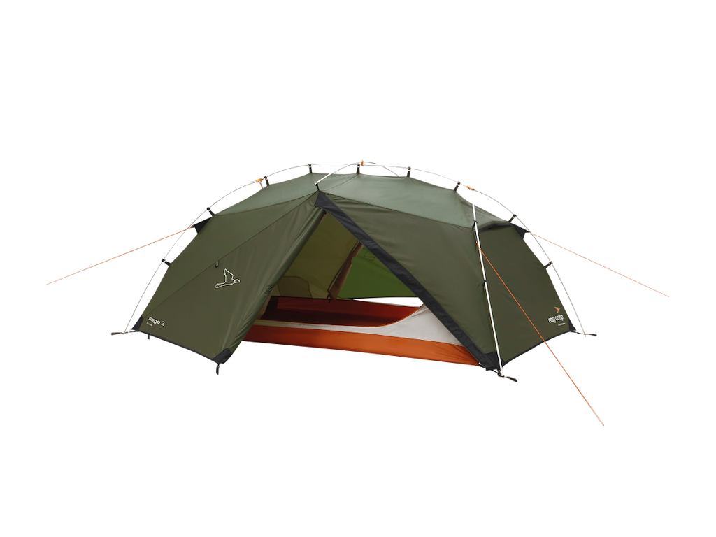 Rago 3   Dome Telt   3 Personers   Grøn Orange fra Easy Camp