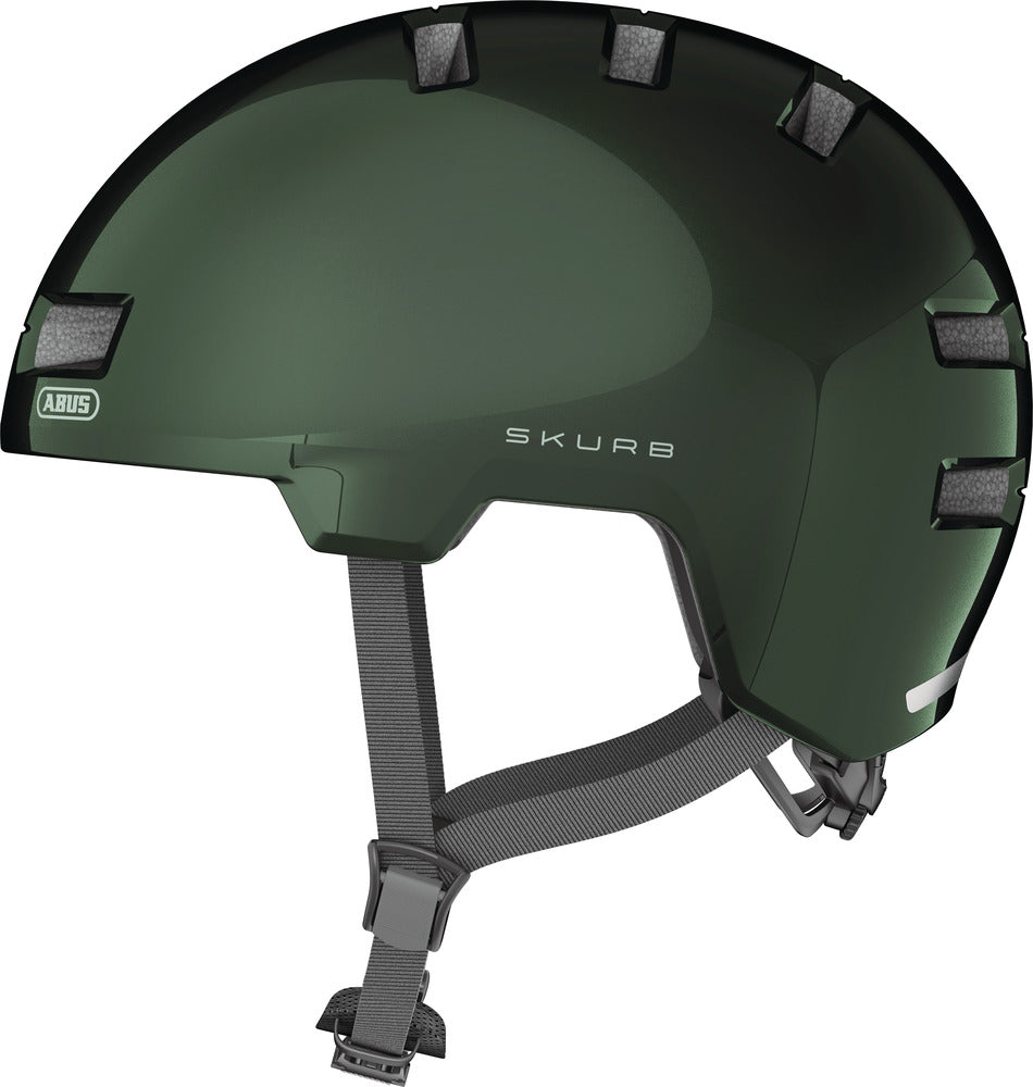 Urban Skurb Moss Green   Cykelhjelm   Small (52 56 Cm) fra Abus