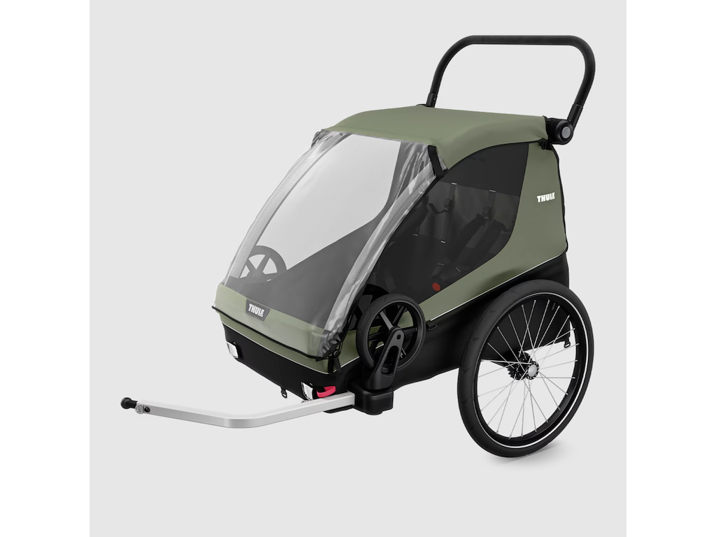 Courier   3 I 1 Cykeltrailer   Vintage Grøn fra Thule