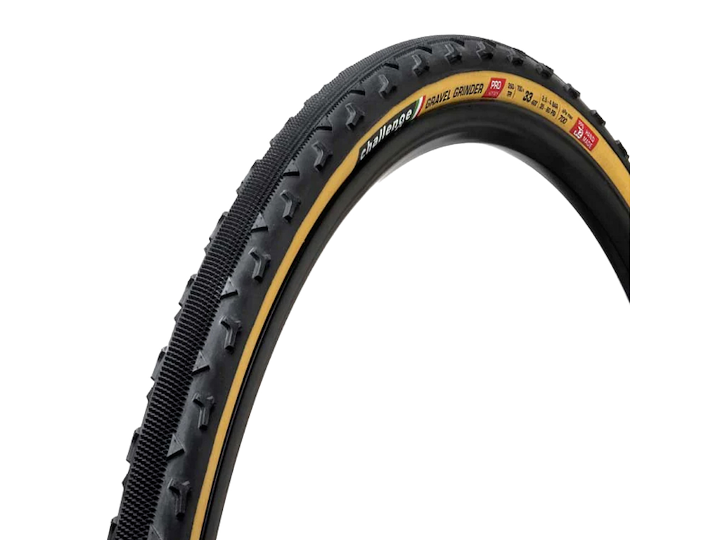 Gravel Grinder Pro Clincher Foldedæk Gravel 700 X 33c Tan fra Challenge