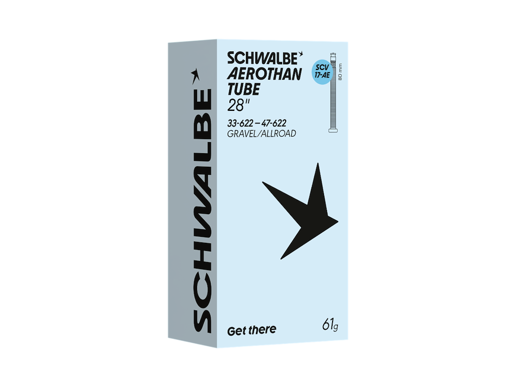 Aerothan Slange 28" (33 47 622) Med 80mm Lang Sv Clik Ventil   Sv17 Ae fra Schwalbe