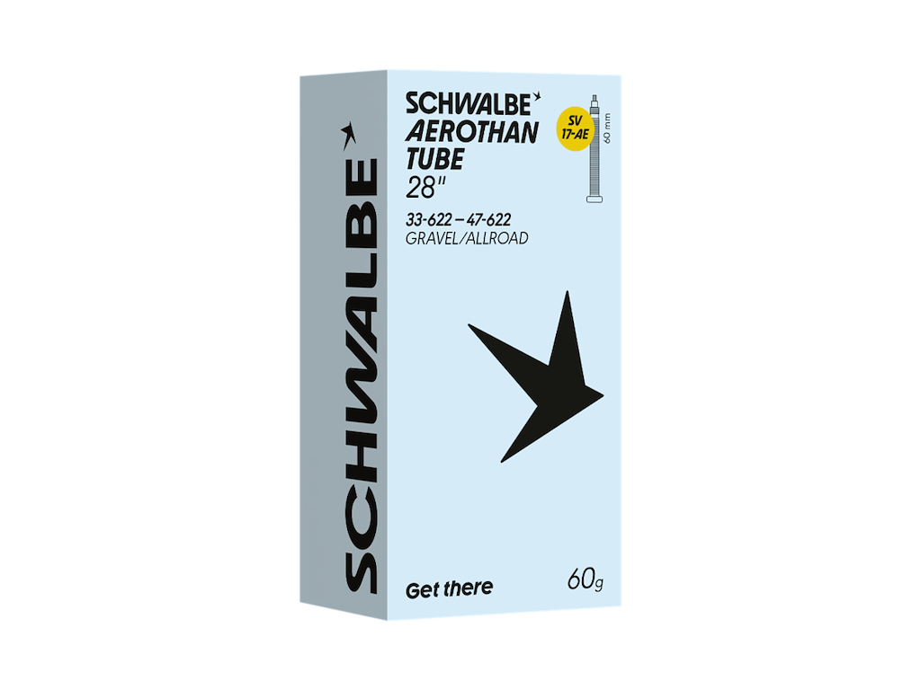 Aerothan Slange 28" (33 47 622) Med 60mm Lang Sv Ventil   Sv17 Ae fra Schwalbe