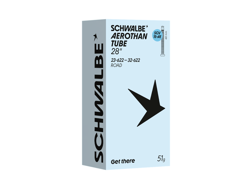 Aerothan Slange 28" (23 32 622 630) Med 60mm Lang Scv Clik Ventil   Scv15 Ae fra Schwalbe