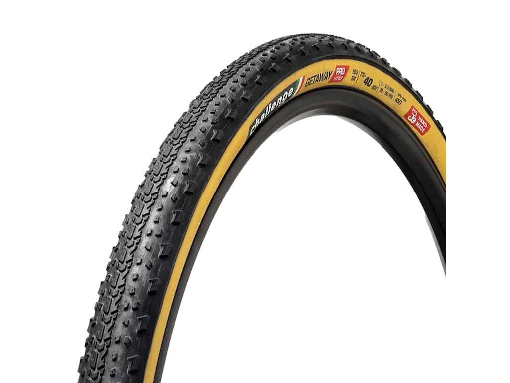 Getaway Pro Clincher Foldedæk Gravel 700 X 40c Tan fra Challenge