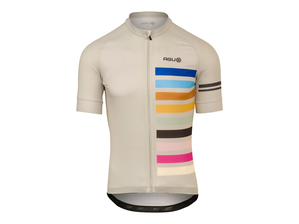 Essential Rainbow Jersey   Cykeltrøje   Korte ærmer   Herre   Sustained Grey   Str. L fra Agu