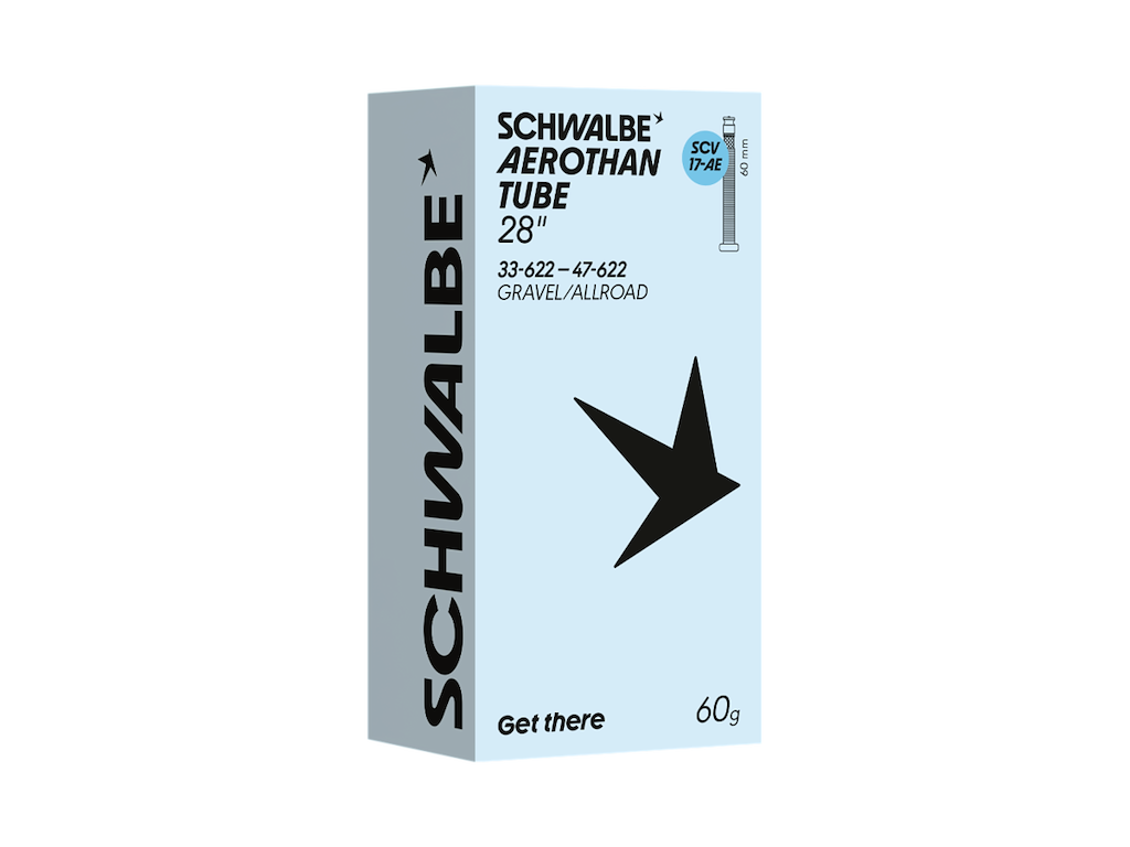 Aerothan Slange 28" (33 47 622) Med 60mm Lang Scv Clik Ventil   Scv17 Ae fra Schwalbe