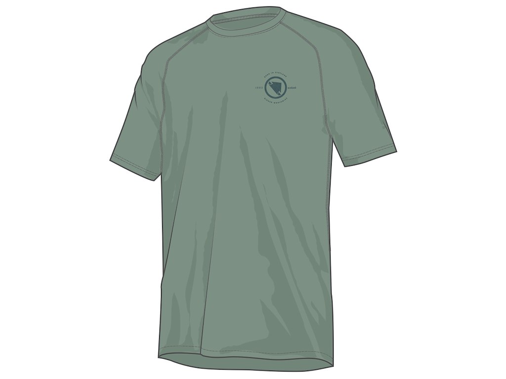 Loop Tech Tee   Cykeltrøje   Korte ærmer   Sage Green   Str. Xl fra Endura