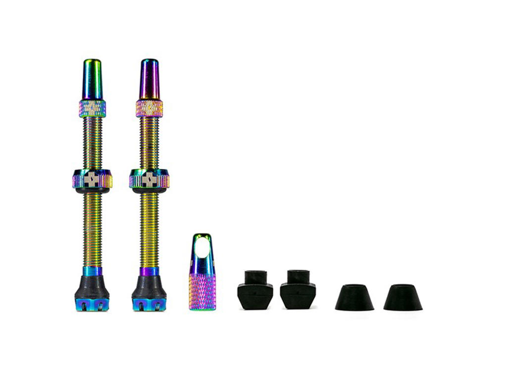Muc Off   Tubeless Ventiler   60mm Lange   Iriseren   2 Stk. fra Muc-off