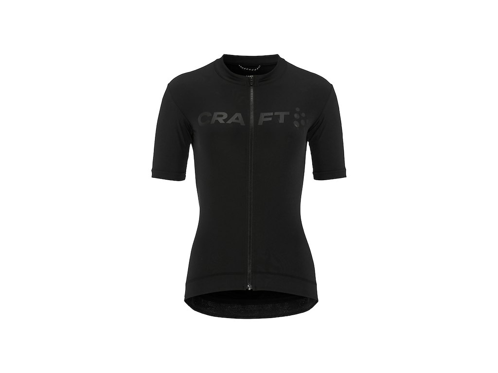 Endur Logo Jersey   Cykeltrøje   Korte ærmer   Dame   Sort   Str. L fra Craft