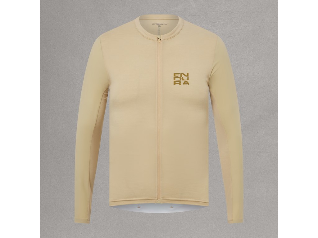 Alltrack Ride Jersey   Lange ærmer   Herre   Beige   Str.  S fra Endura