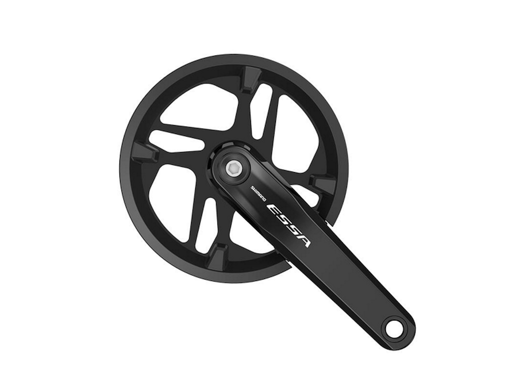 Essa Kranksæt   40t   7 8 Speed   175mm Pedalarm   Fc U2001 1   Med Kædeskærm fra Shimano