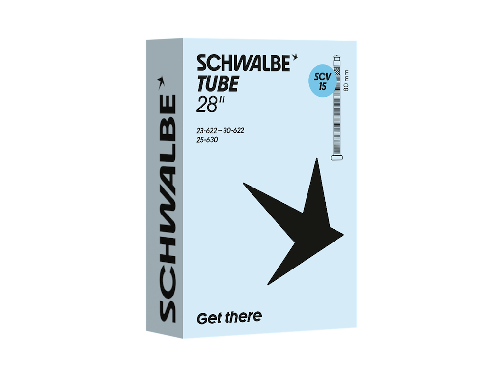 Slange 700c 28" (23 30 622 630) Med 80mm Lang Scv Clik Ventil Scv15 fra Schwalbe