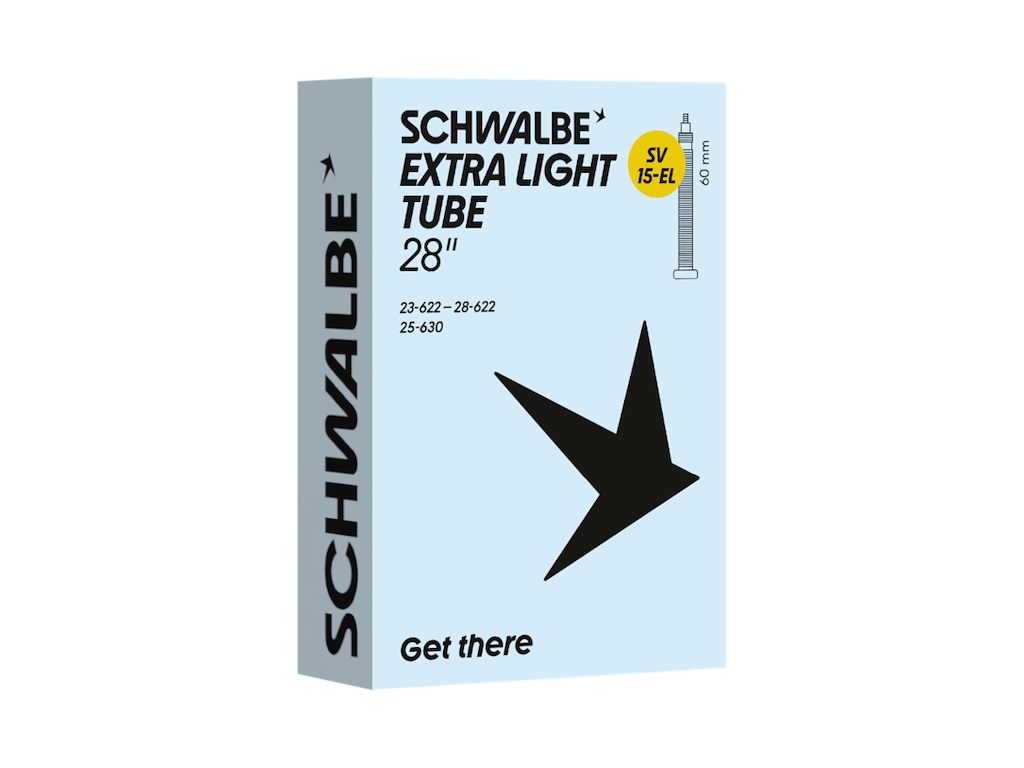Extra Light Slange 700c 28" (23 28 622 630) Med 60mm Lang Racerventil Sv15 El fra Schwalbe