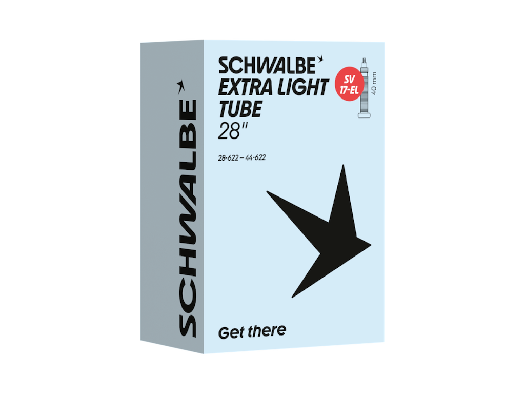 Extra Light Slange 700c 28" (28 44 622) Med 40mm Lang Racerventil Sv17 El fra Schwalbe