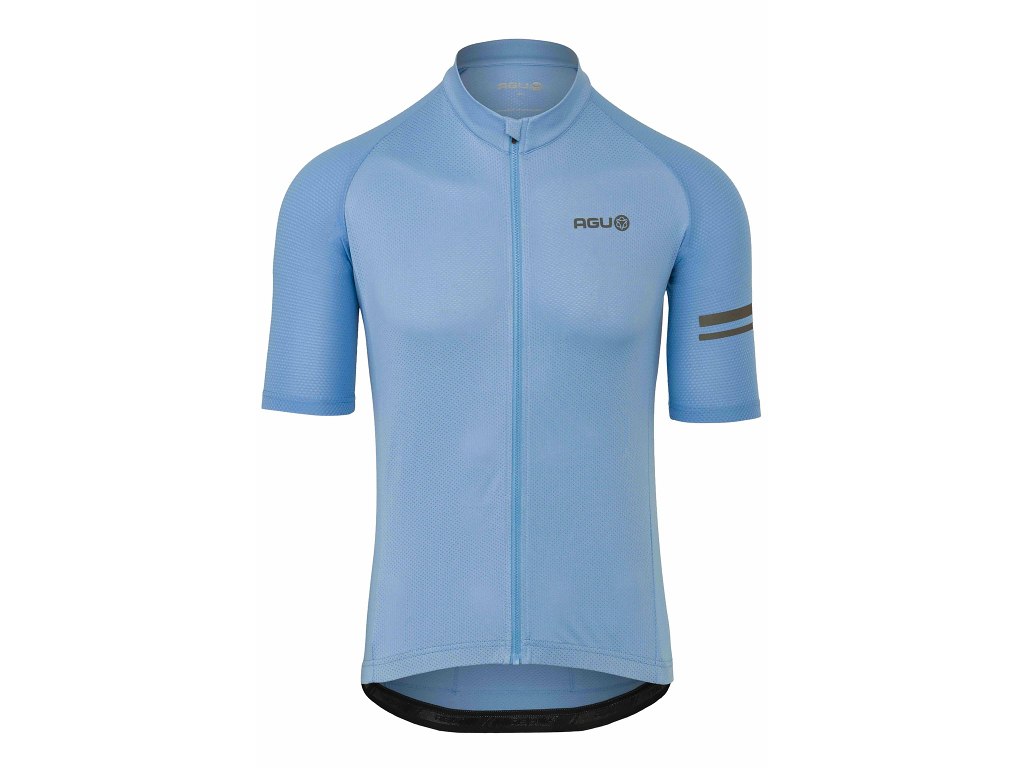 Core Essential Jersey   Cykeltrøje   Korte ærmer   Herre   Tranquil Blue   Str. Xl fra Agu