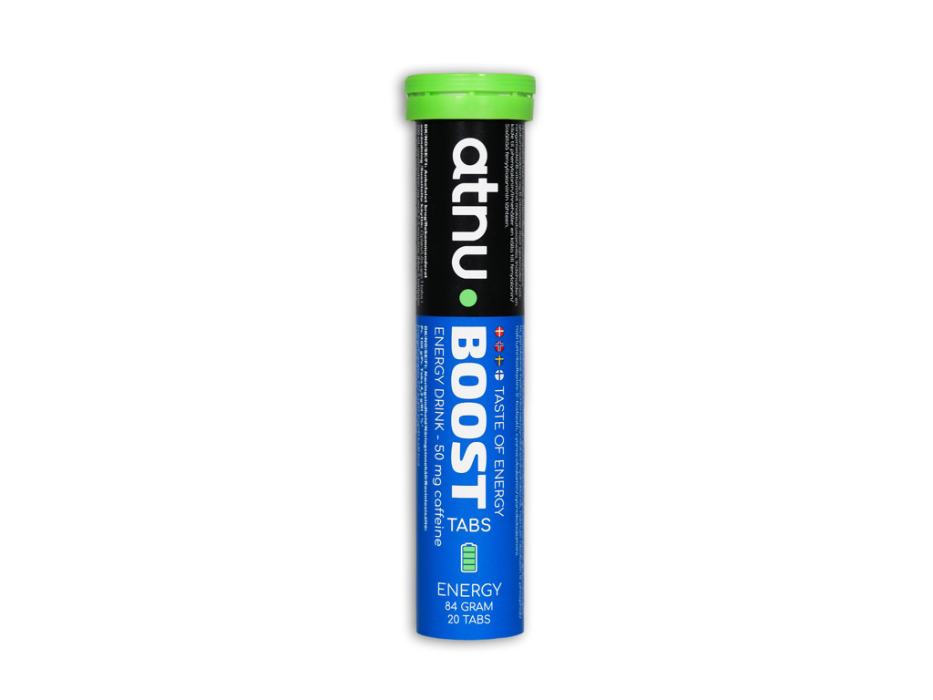 Boost Energy Drink   Koffeintabs Med Smag Af Energidrik   20 Tabs fra Atnu