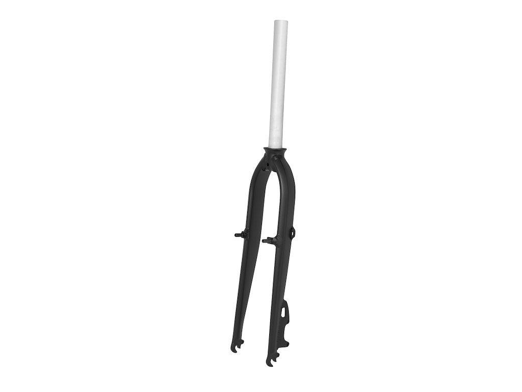 Forgaffel Mtb 26" Aluminium 1 1 8" Ahead 260 Mm Lang Disc Og V Bremse   Mat Sort fra Force