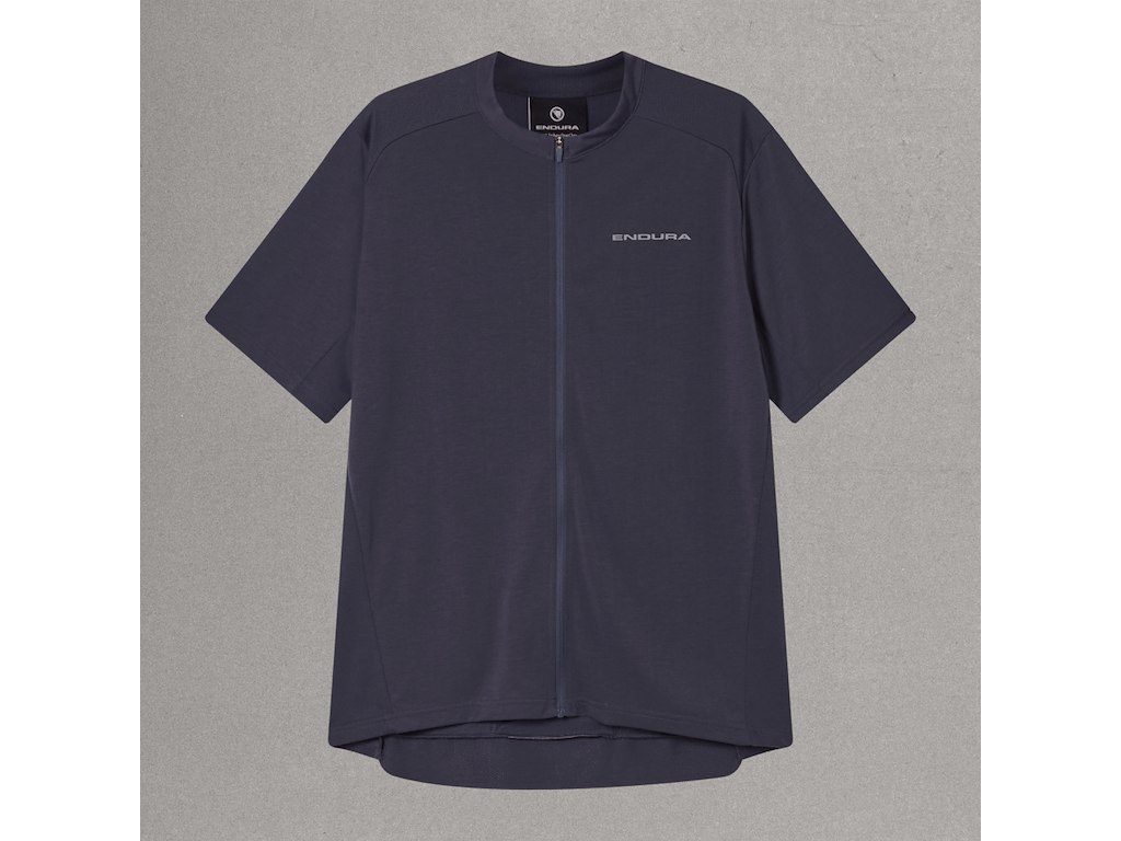 Loop Zipped Jersey   Cykeltrøje   Korte ærmer   Herre   Carbon Grey   Str.  L fra Endura