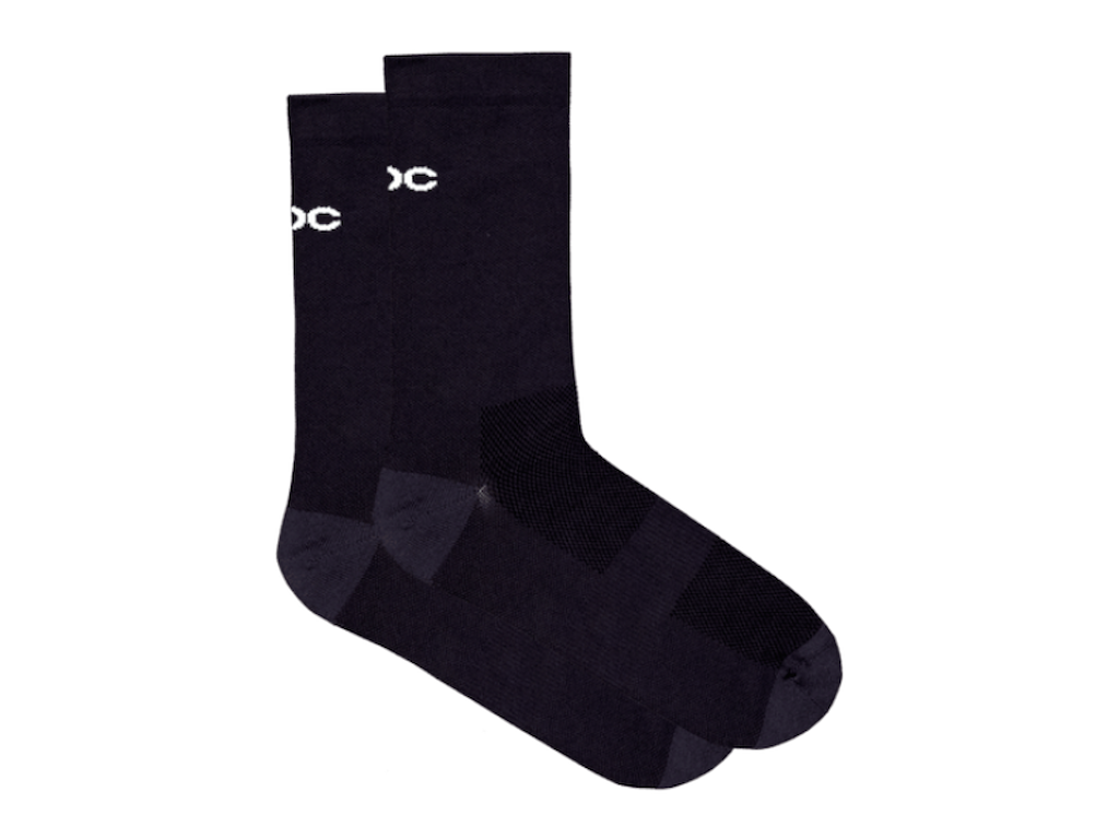 Cadence Road Long Sock   Cykelstrømper   Uranium Black   Str. Medium 40 42 fra Poc