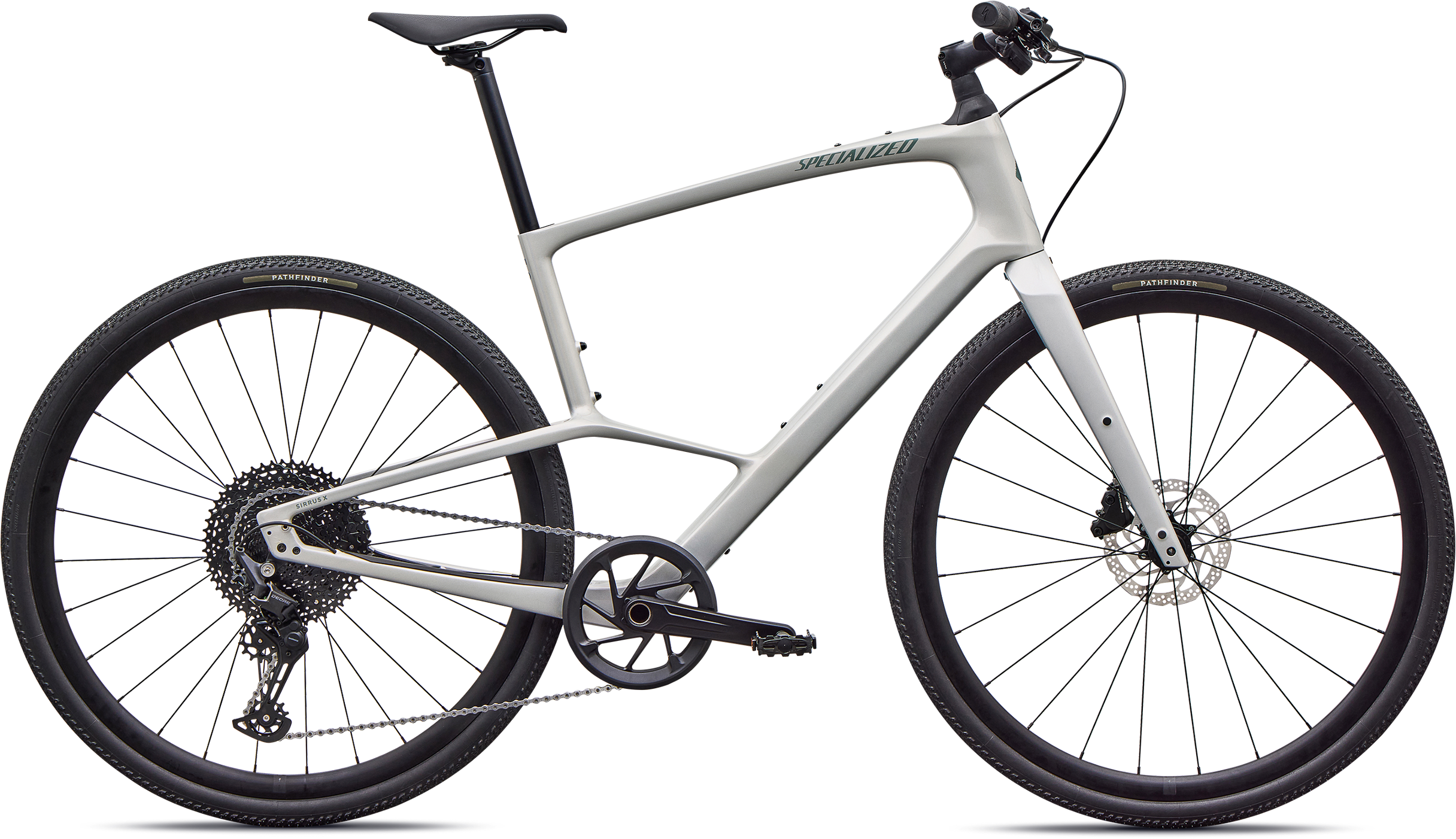 Sirrus X 5.0 2027   Gloss Dolomite Metallic   Fjord Metallic fra Specialized