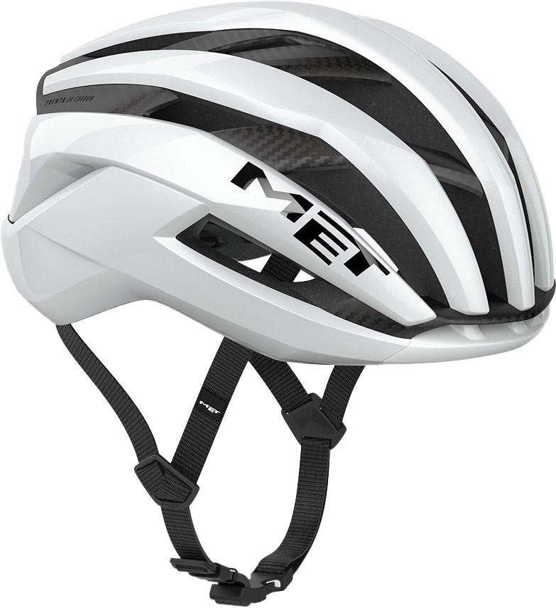 Hel  Trenta 3k Carbon   White Glossy fra Met