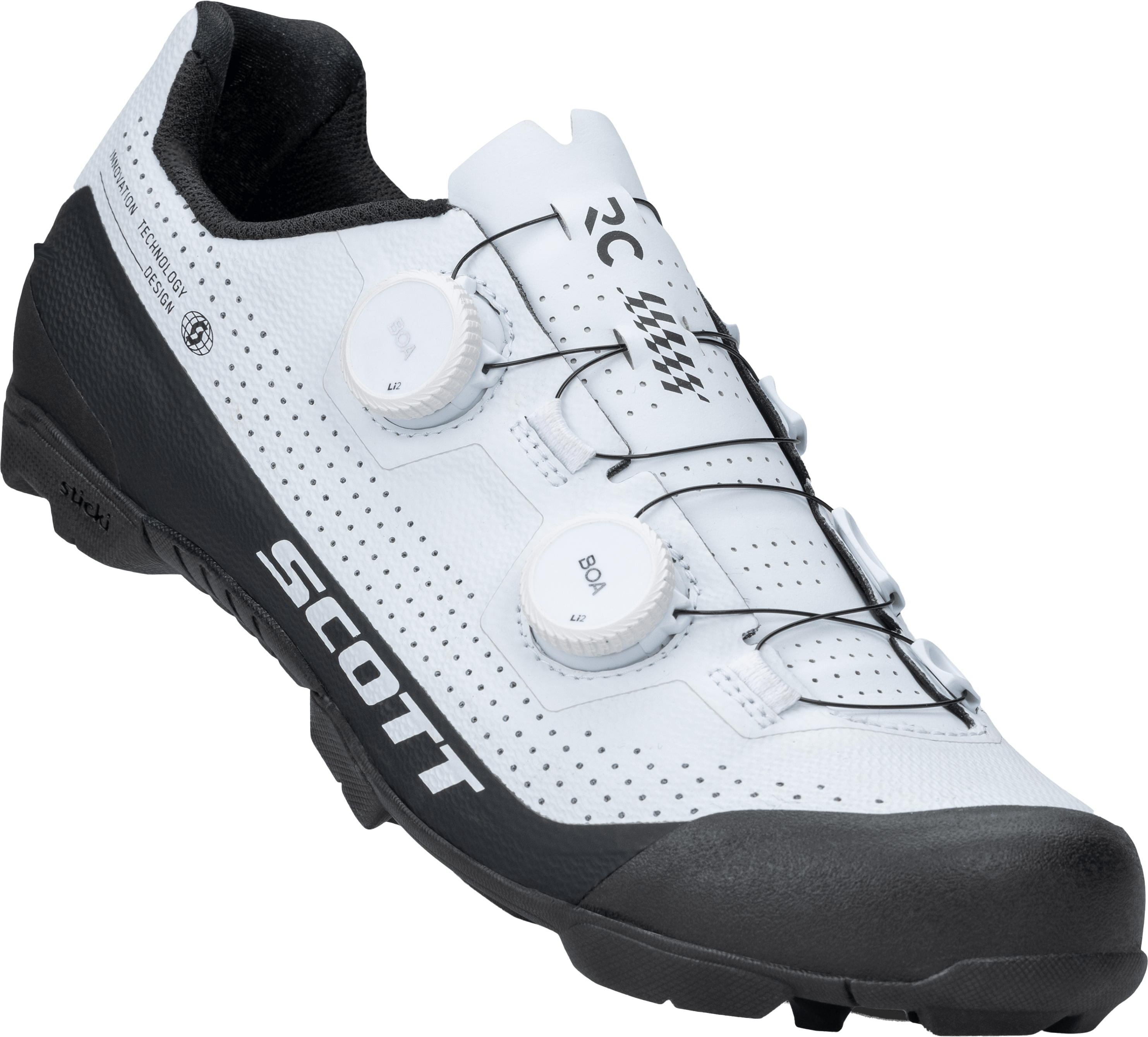 Shoe Mtb Rc   White Black fra Scott