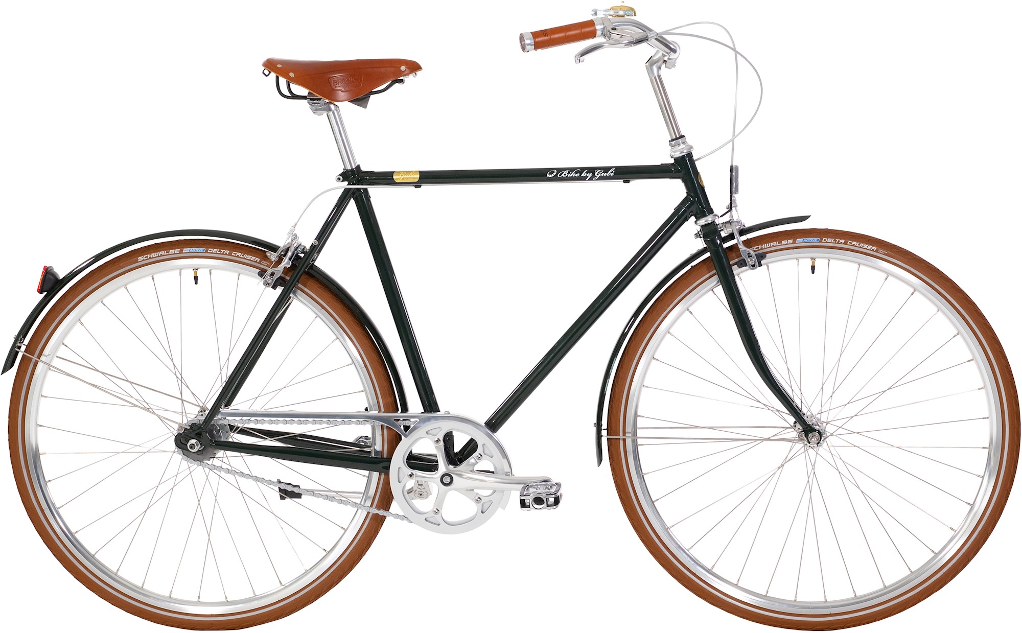 7g Herre Fodbremse   Grøn fra Bike By Gubi