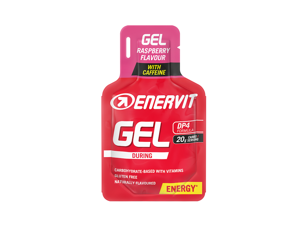 Sport Gel   Hindbær   Med Koffien   25 Ml fra Enervit