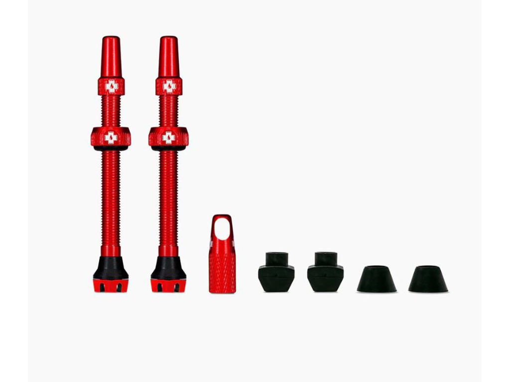 Muc Off   Tubeless Ventiler   60mm Lange   Rød   2 Stk. fra Muc-off