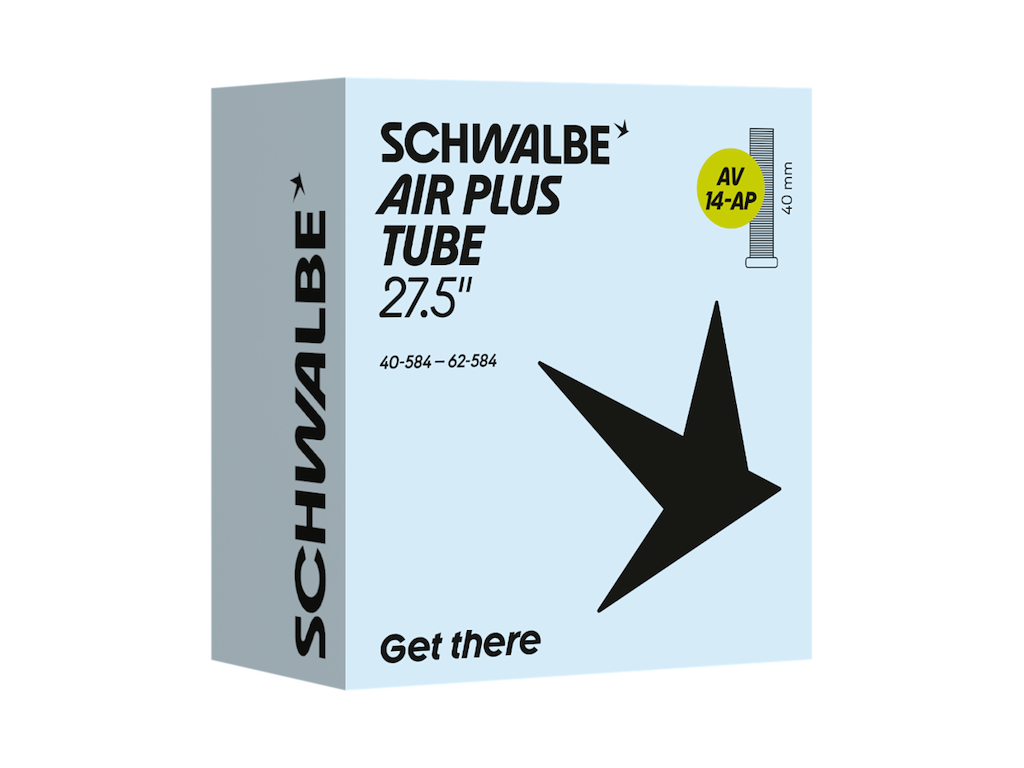 Air Plus Slange 27,5" (40 62 584) Med 40mm Lang Autoventil Av14 Ap fra Schwalbe