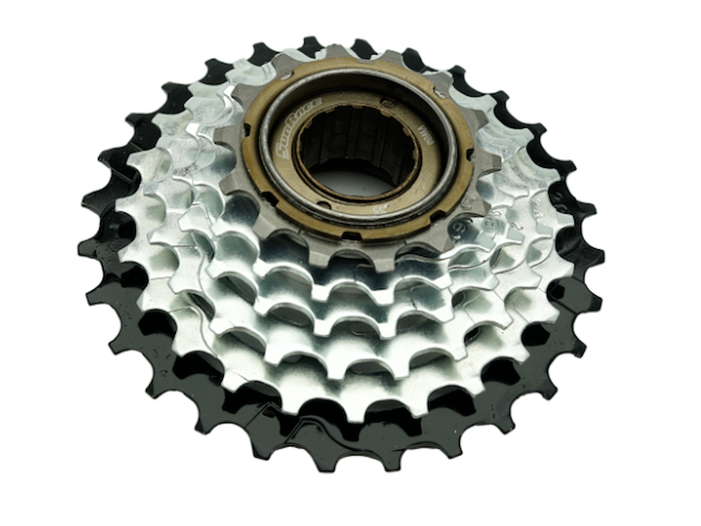6 Gears Skruekrans 14 28t fra Sunrace