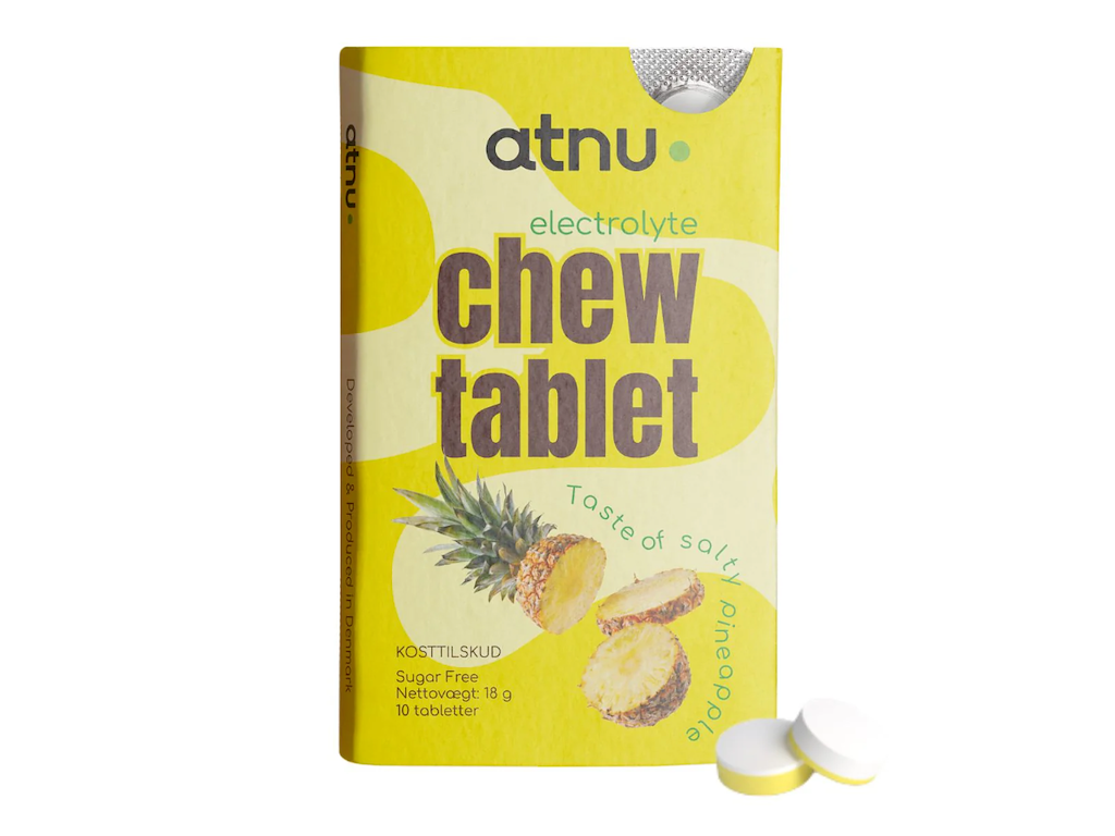 Elektrolyt Chews Tablet   Ananas fra Atnu