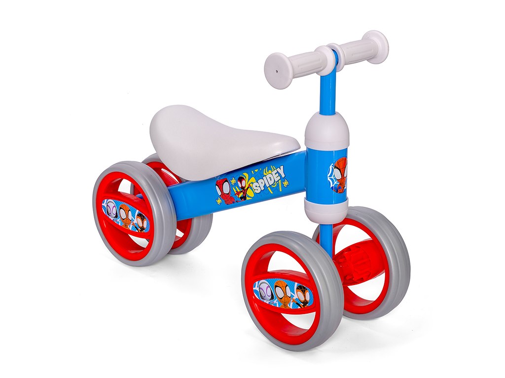 Spiderman Firehjulet Løbecykel   Blå Hvid fra Seven