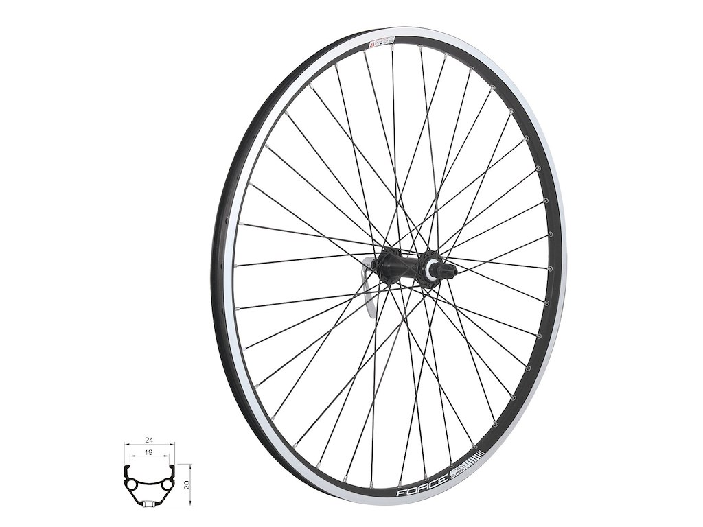 Classic Forhjul Mtb 26" Fælgbremse fra Force