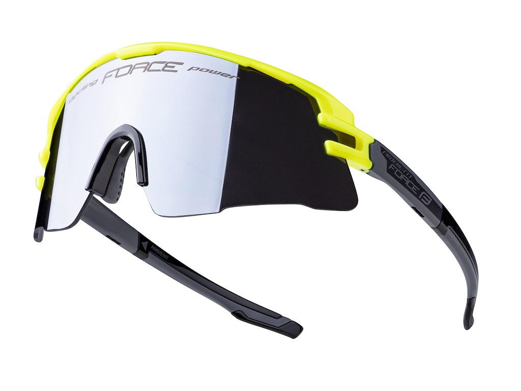 Ambient Cykelbriller Fluo Grå fra Force