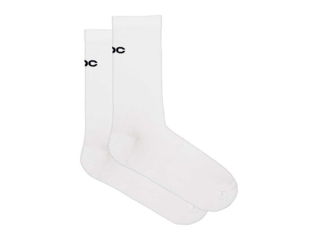 Cadence Road Long Sock   Cykelstrømper   Hydrogen White   Str. X Large 46 48 fra Poc