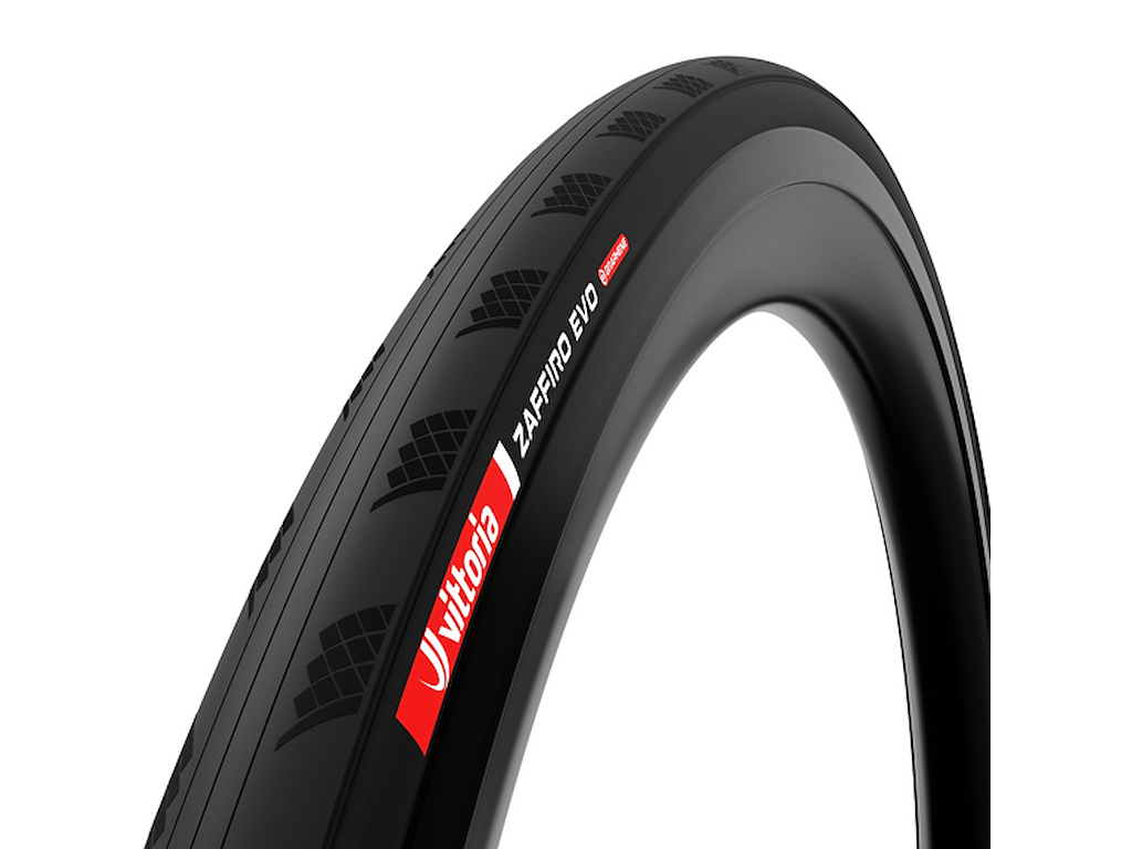Zaffiro Evo Tube Road Foldedæk 700x25c (25 622) Sort fra Vittoria