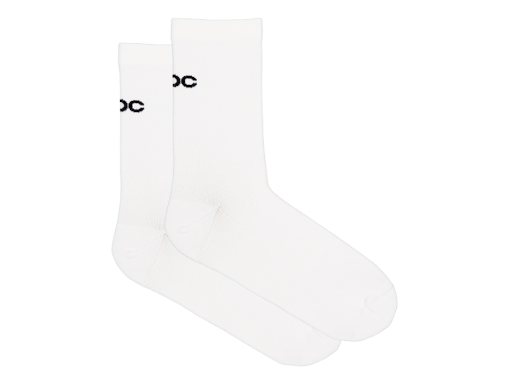 Cadence Road Sock   Cykelstrømper   Hydrogen White   Str. X Large 46 48 fra Poc