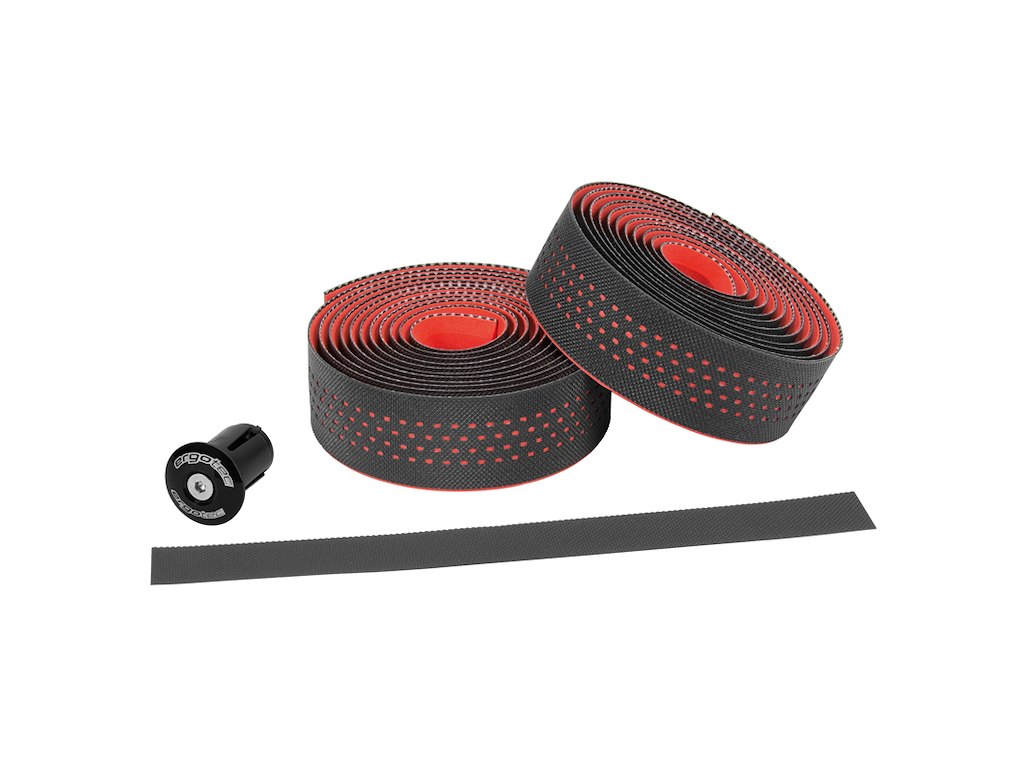 Sanremo Gravel Styrbånd 3,2mm Tyk 30mm Bred 200cm Lang   Sort Rød fra Ergotec