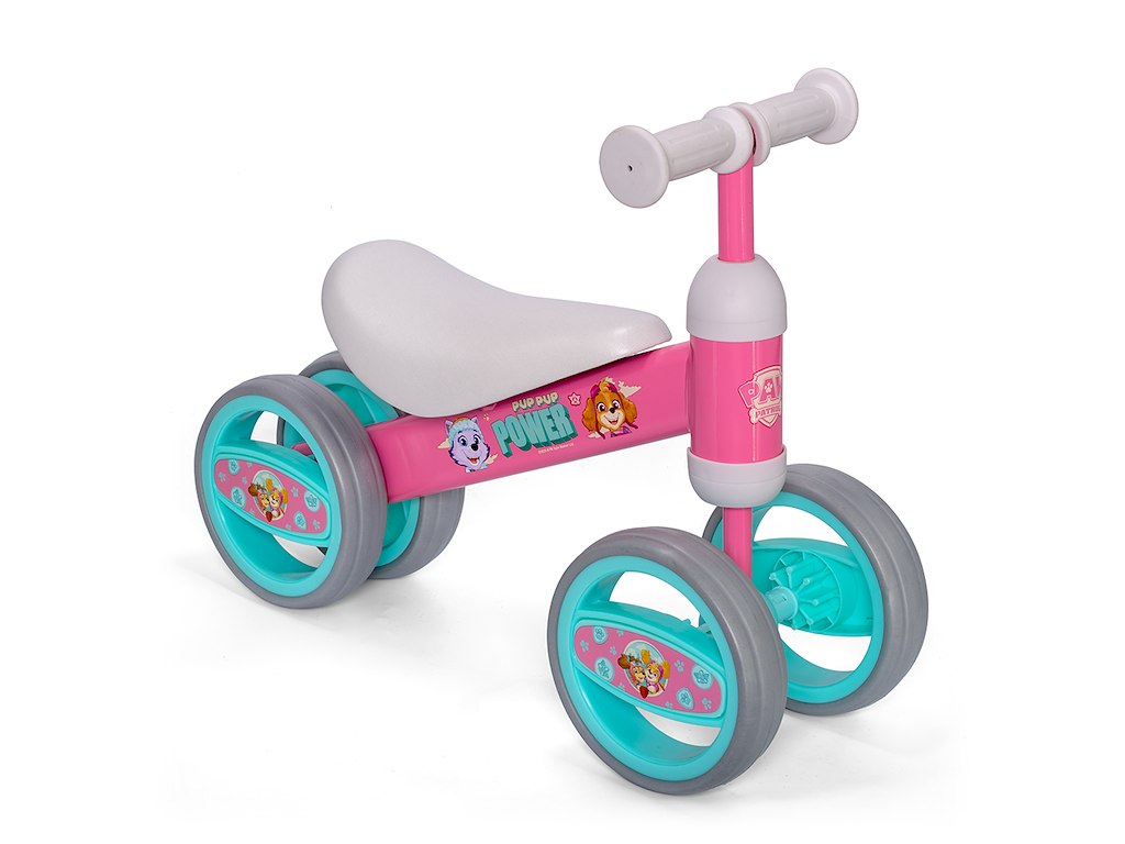Paw Patrol Piger Firehjulet Løbecykel   Lyserød Hvid fra Seven