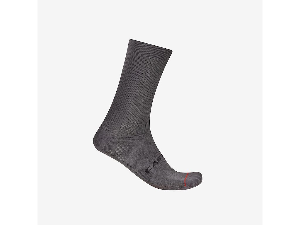 Premio Evo 18 Sock   Cykelstrømper   Smoky Gray   Xxl fra Castelli