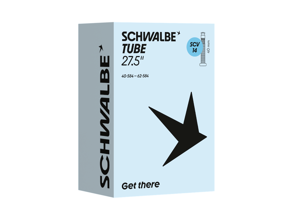Slange 27,5" (40 62 584) Med 40mm Lang Scv Clik Ventil Scv14 fra Schwalbe