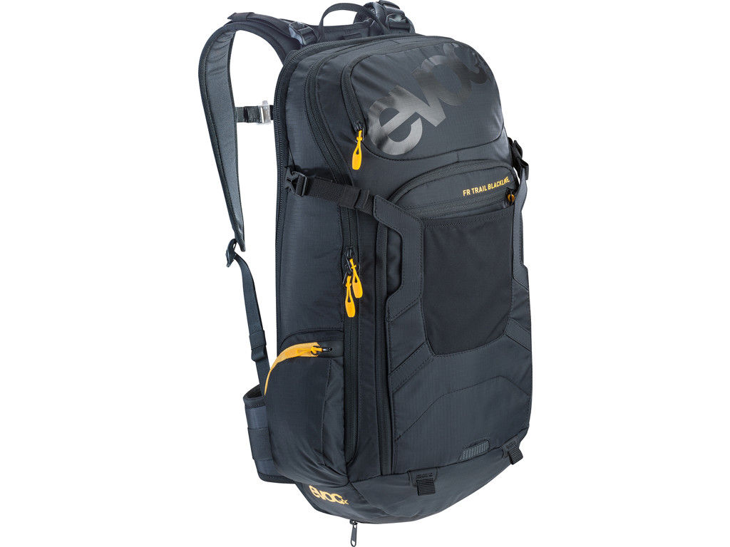 Fr Trail Blackline   Rygsæk Med Rygskjold   20 Liter   Str. Xl   Sort fra Evoc
