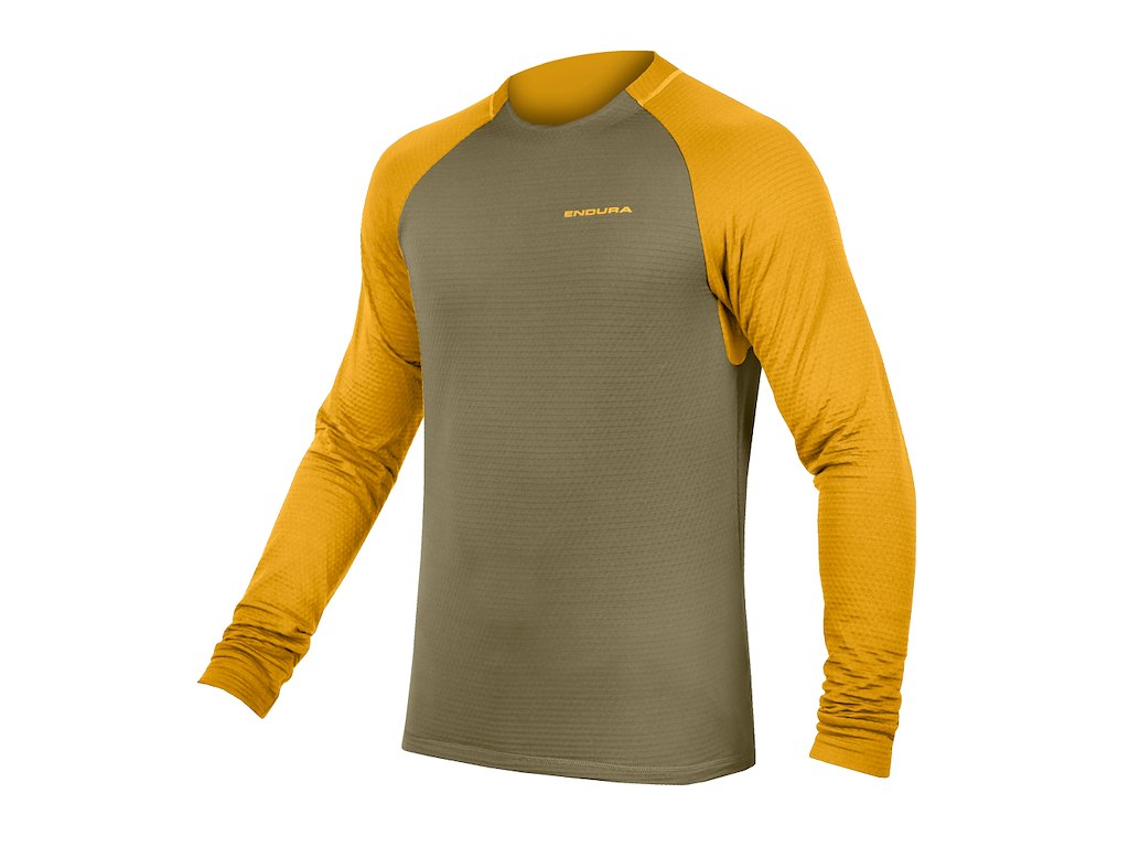 Singletrack Crew Fleece   Cykeltrøje   Tweed Green   Str. 2xl fra Endura