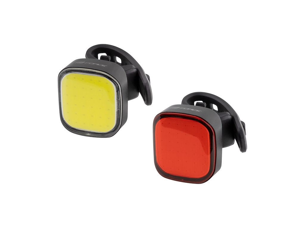 Cob 2.0 Lygtesæt   Usb Opladelig   75 25 Lumen fra Force