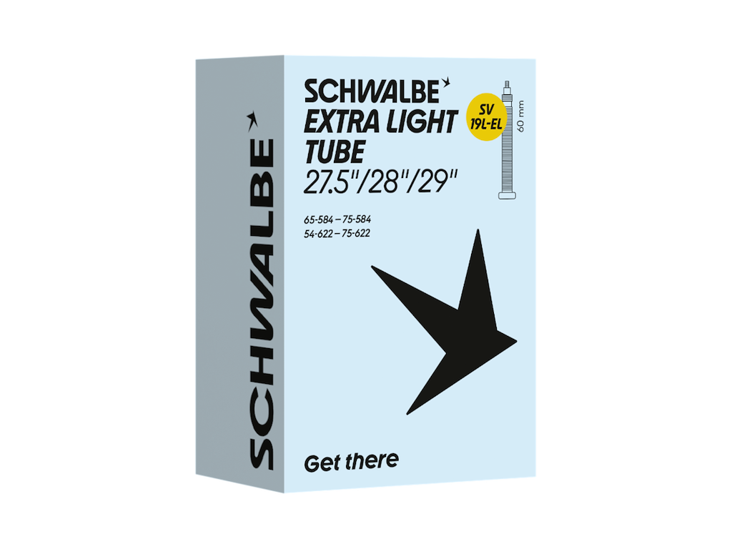 Extra Light Slange 27,5 29" (54 75 584 622) Med 60mm Lang Racerventil Sv19l El fra Schwalbe
