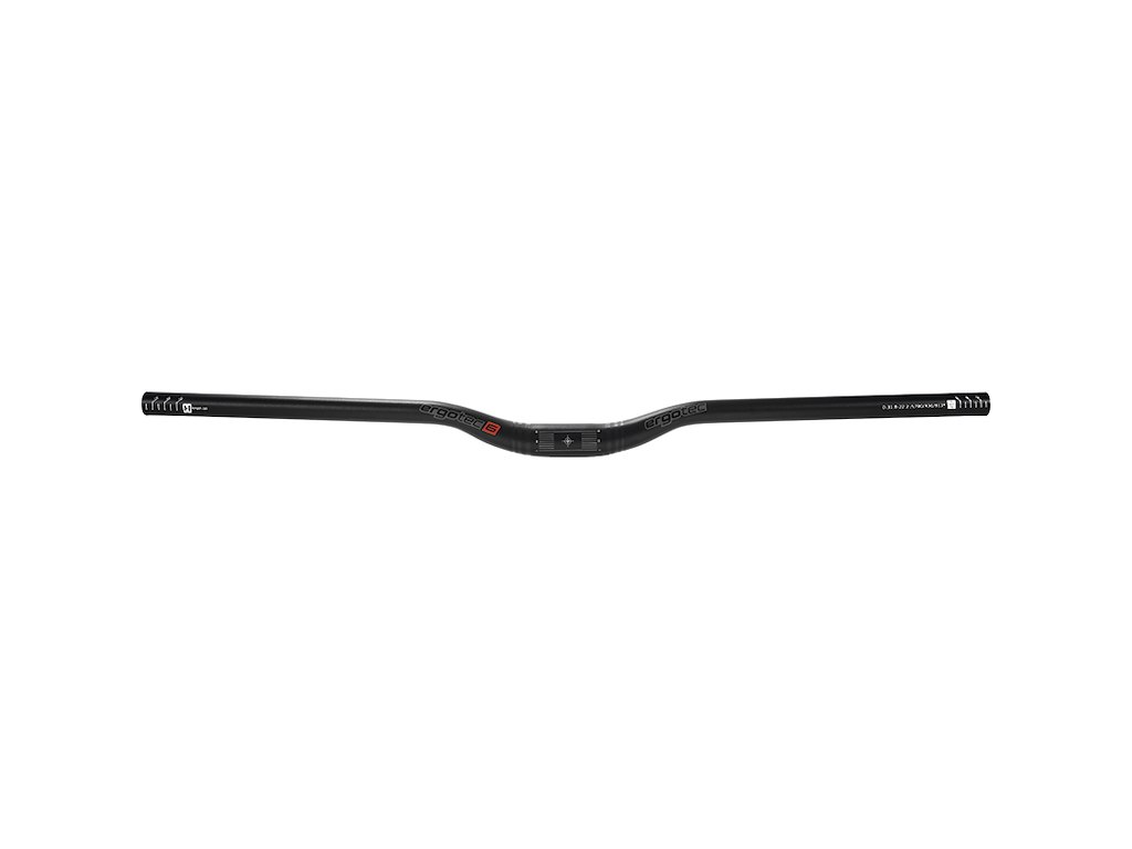Riser Bar 30 Mtb ø31,8 780mm Bred   Safety Level 6   Sort fra Ergotec