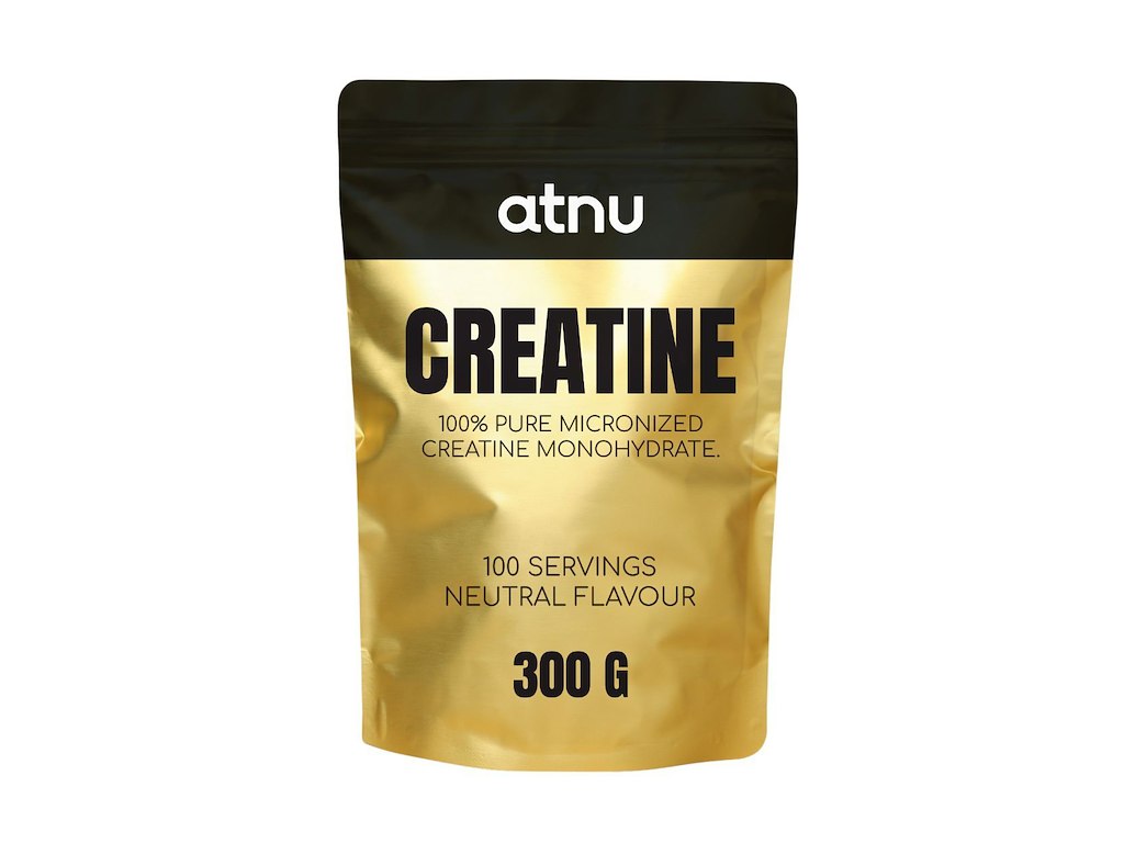 Kreatin Monohydrate 100%   300 Gram   Neutral Smag fra Atnu